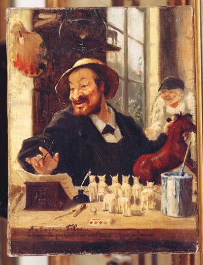 Portrait of Shaunard, or Shanne by Leon Dehaisne
